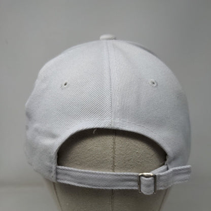 Letter A Slideback Hat White One Size Embroidered Oh Whale 6 Panel