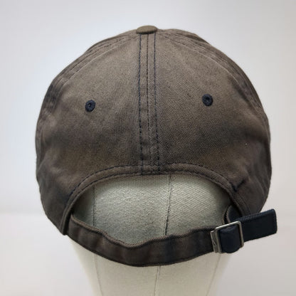 Nike Baseball Cap Black One Size Swoosh Just Do It Slideback Faded Cotton Hat