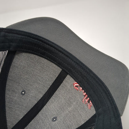 Stoltz Snapback Mesh Back Trucker Hat Gray One Size Adjustable 6 Panel