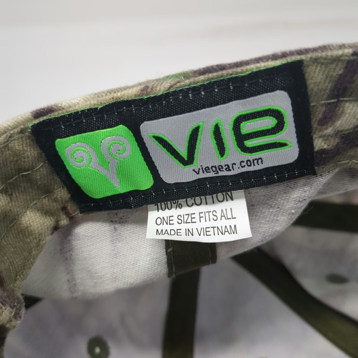 Vie Baseball Cap Green Camo One Size Valley Wide Cooperative Agriculture Hat