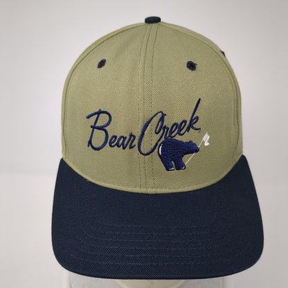 Bear Creek Slideback Hat Multicolor L/XL Leather Strap Golf Hyatt