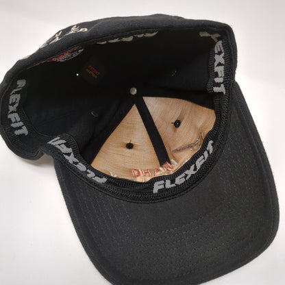 Idaho Open Carry Fitted Hat Black L/XL Flexfit Embroidered 6 Panel Yupoong