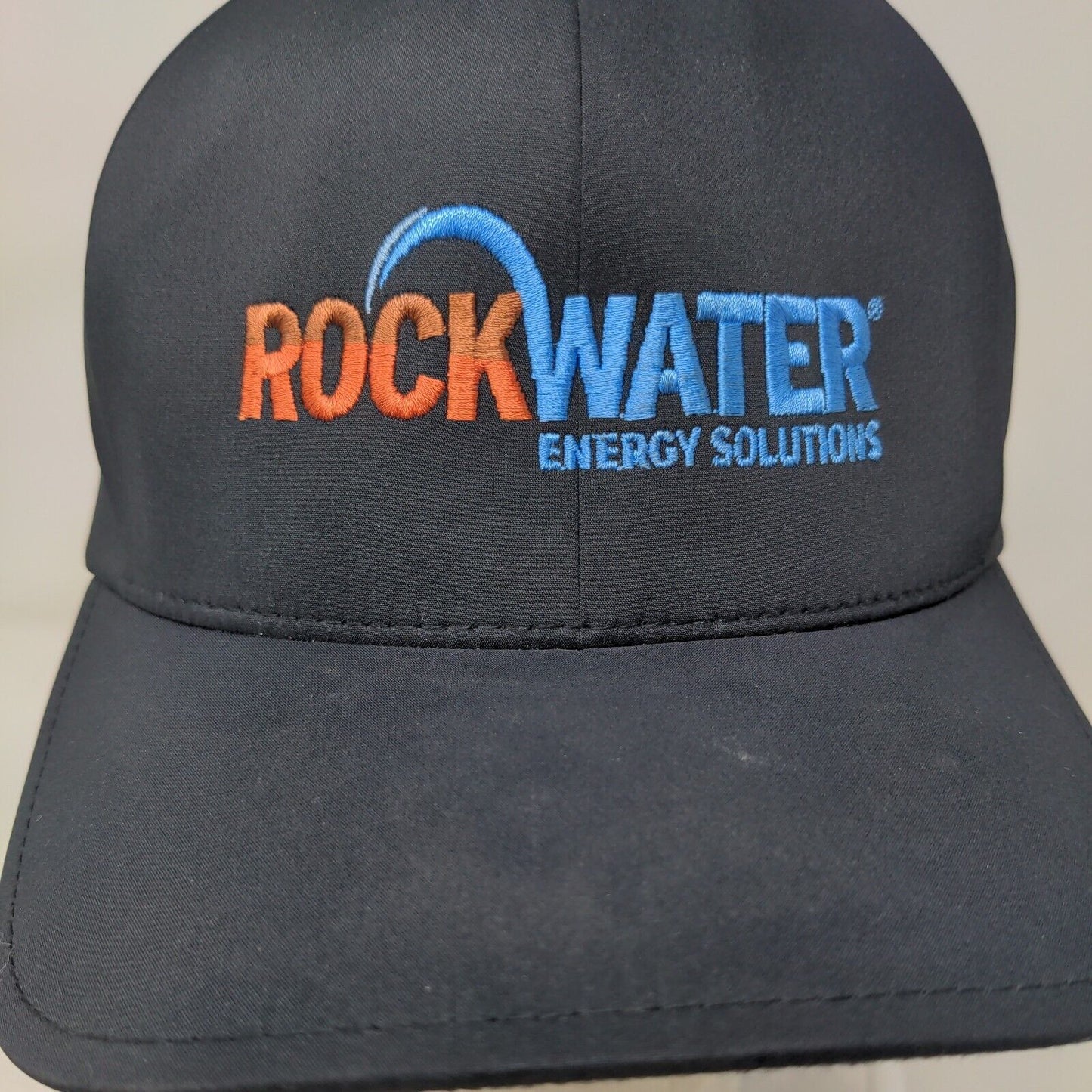 Rockwater Energy Solutions Fitted Hat Black L/XL Embroidered Flexfit Delta