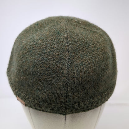 Mont-bell Baseball Cap Green M 100% Wool Knit Visor Warm Winter Hiking Sport Hat