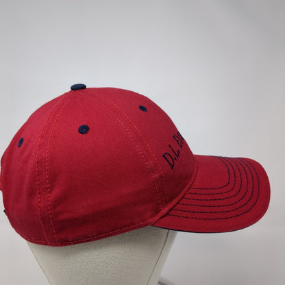 D.L. Evans Bank Idaho Strapback Hat Red One Size Embroidered 6 Panel