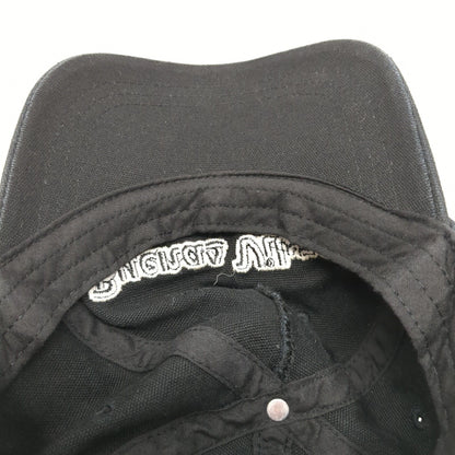 Buenas Vibras Slideback Hat Black One Size Adjustable Leather Strap
