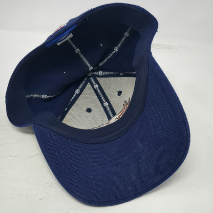 Reebok Denver Broncos NFL Blue Cap One Size Stretch Fit OSFA Shield Logo Hat