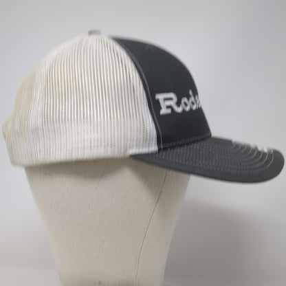 Richardson Trucker Hat Gray One Size Snapback Mesh Embroidered Rodeo Trippin