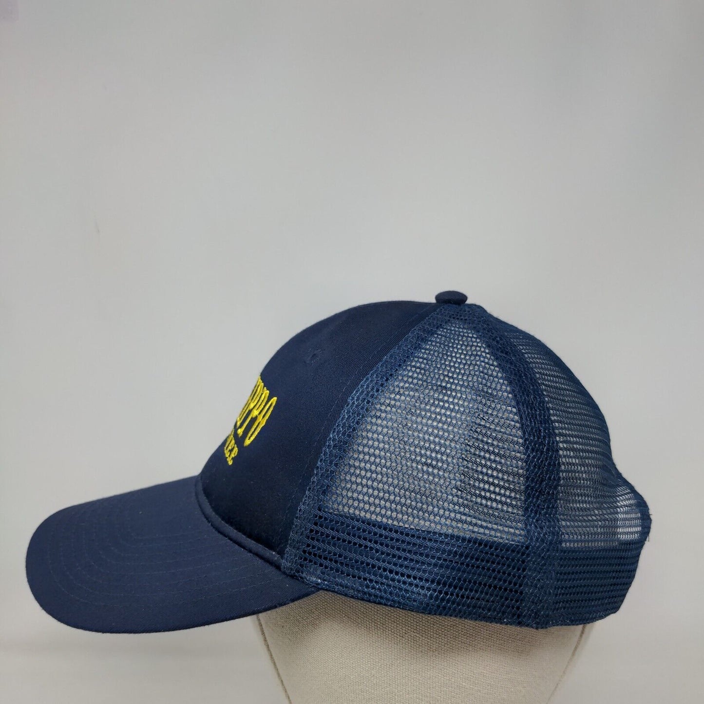 The Mad Hippo Kissimmee Snapback Mesh Back Trucker Hat Blue One Size