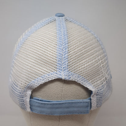 Osage Valley Electric Strapback Trucker Hat Blue One Size Mesh Back