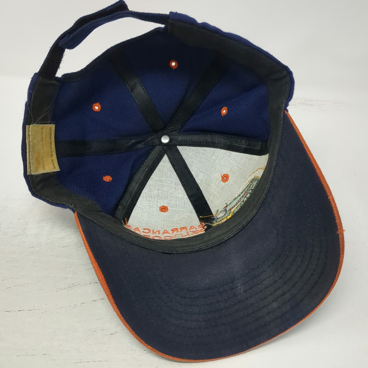 Blue Baseball Cap OSFM Barrancas del Cobre Mexico Train Strapback Hat Chihuahua