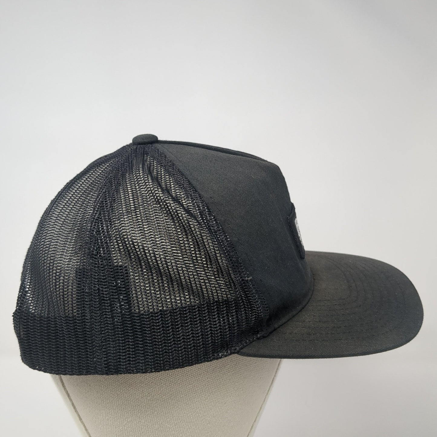 Brixton Custom Quality Snapback Trucker Hat Black One Size Mesh Back