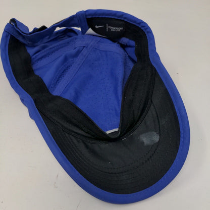 Nike Dri-Fit Strapback Hat Blue OSFM Adjustable Breathable Featherlight