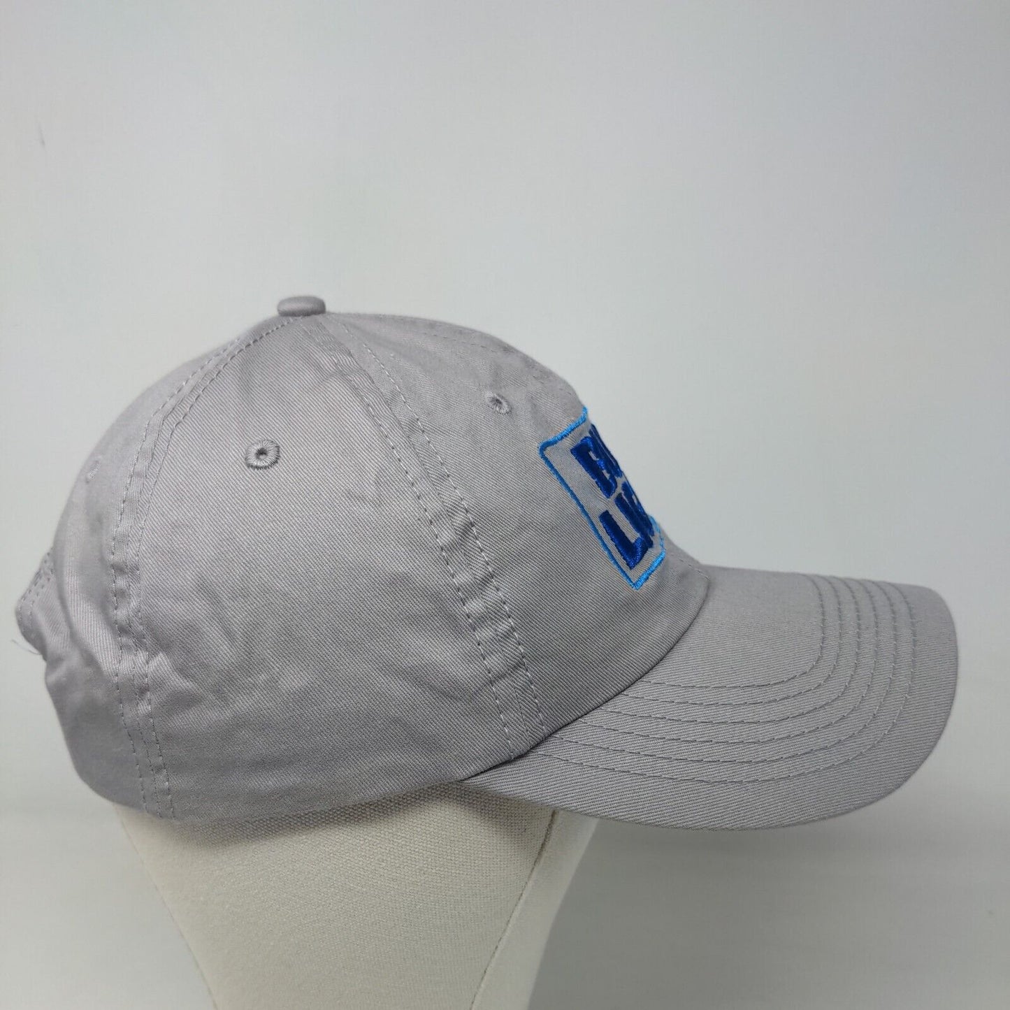 Bud Light Men's Snapback Hat Gray Adjustable Embroidered Big Logo Beer