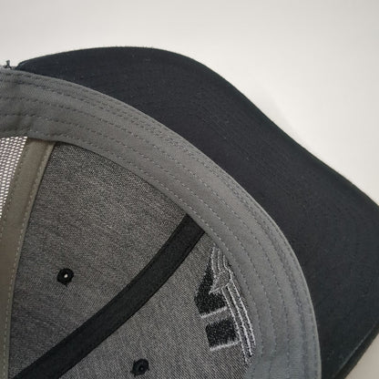Richardson 112 Trucker Hat Black Gray One Size A&I Distributors Snapback Mesh