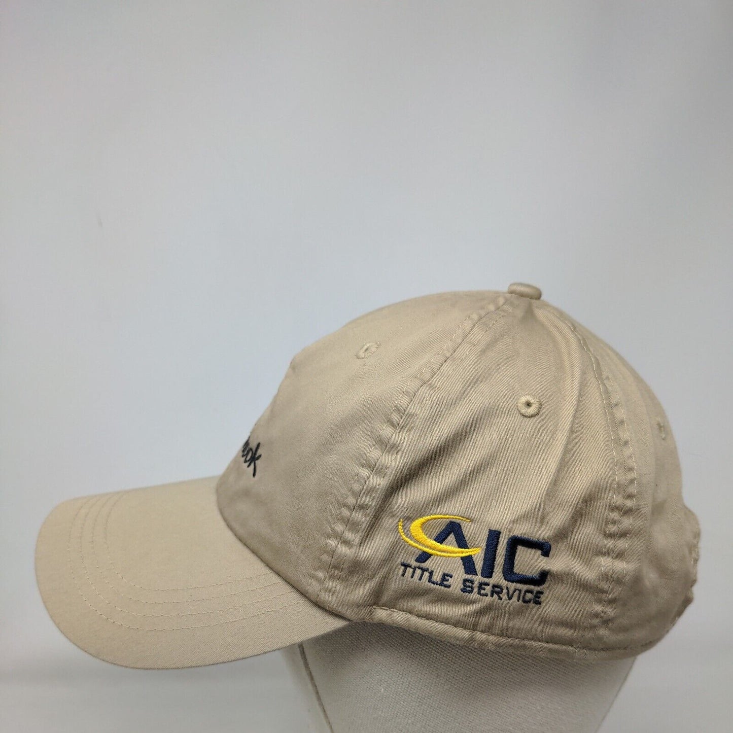 Innisbrook Strapback Hat Tan One Size Classic Cut Embroidered Ahead Lightweight