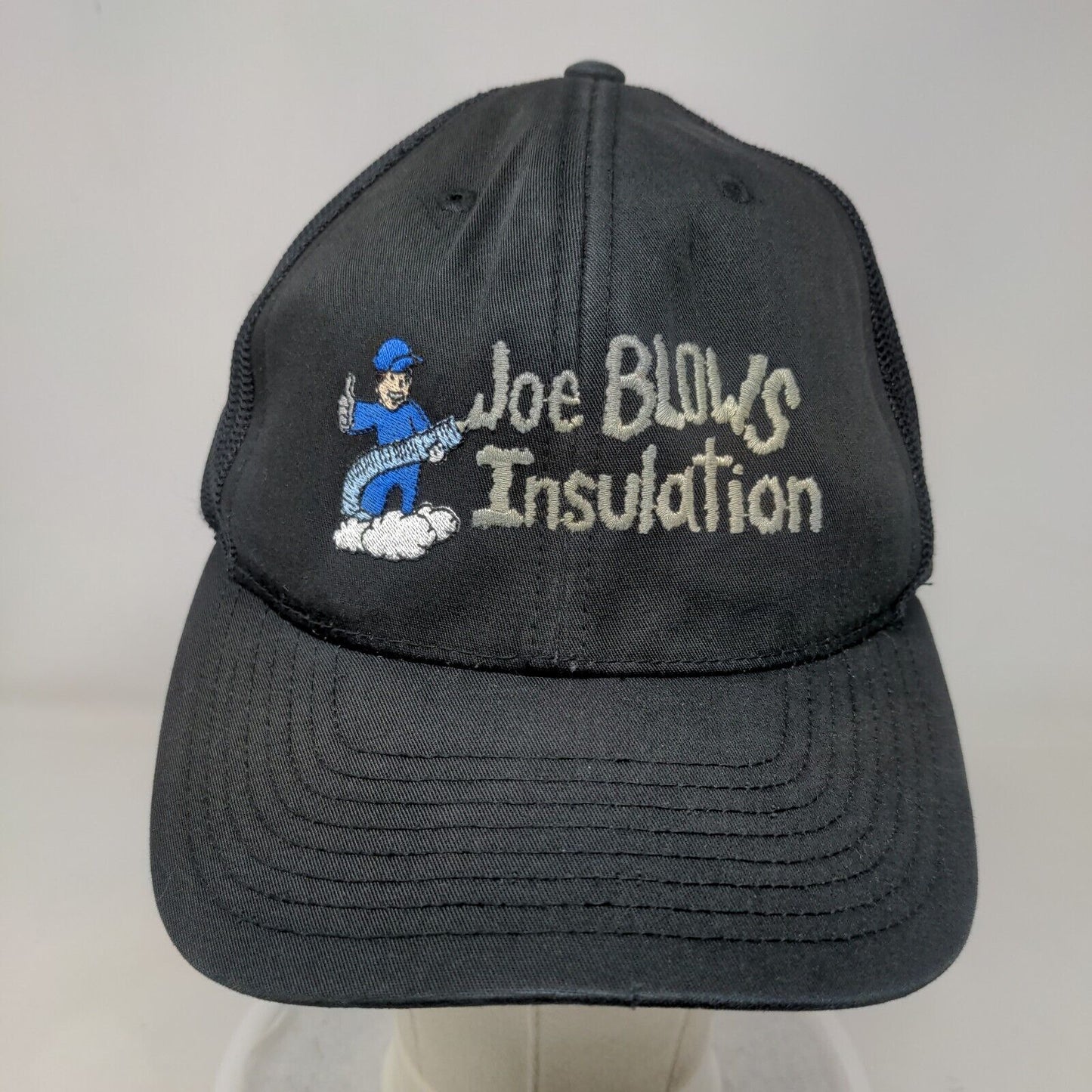 Joe Blows Insulation Snapback Mesh Back Trucker Hat Black One Size