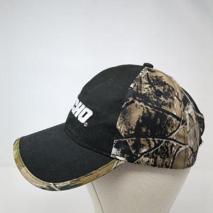 ECHO Strapback Hat Camouflage One Size Adjustable Embroidered 6 Panel Cotton