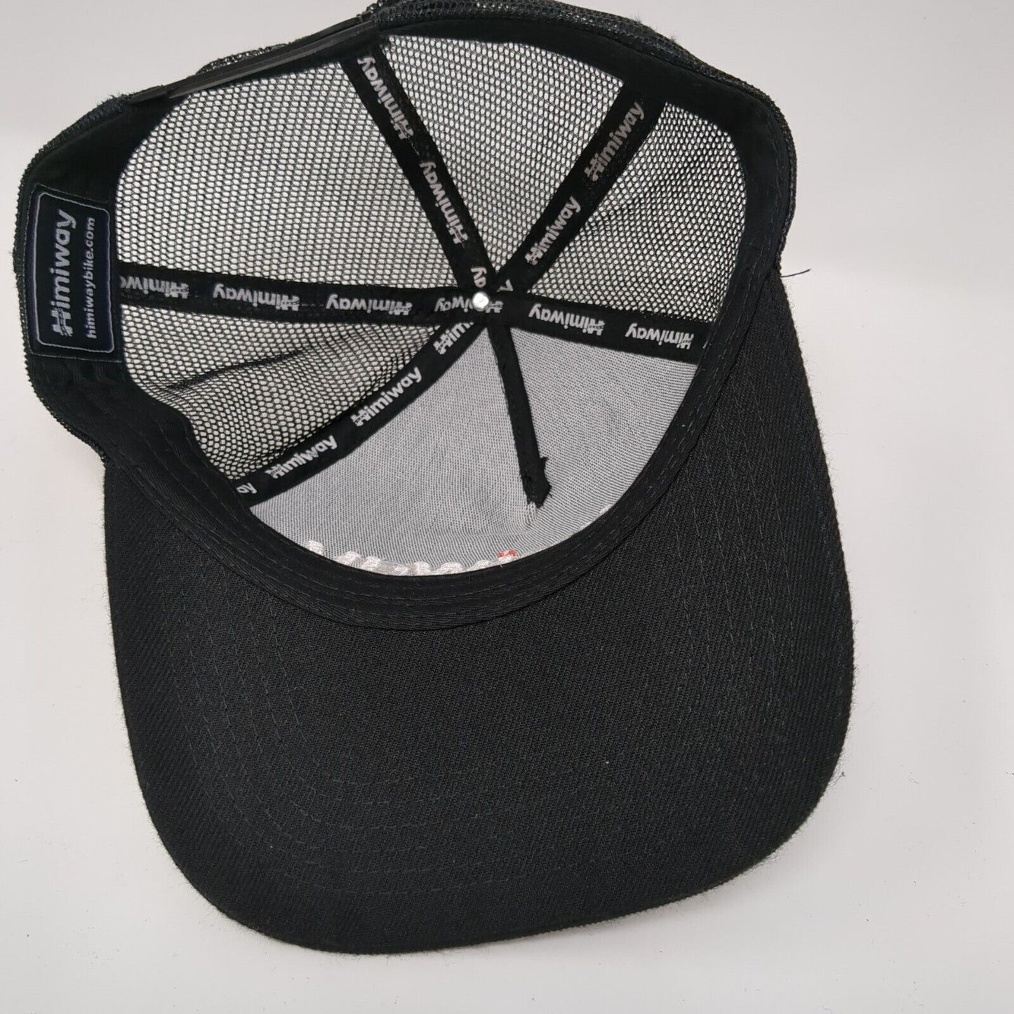 Himiway Snapback Mesh Back Hat Black One Size Solid Embroidered