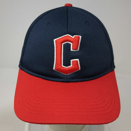 MLB Cleveland Indians OC Sports Baseball Cap Blue Red One Size Strapback Hat