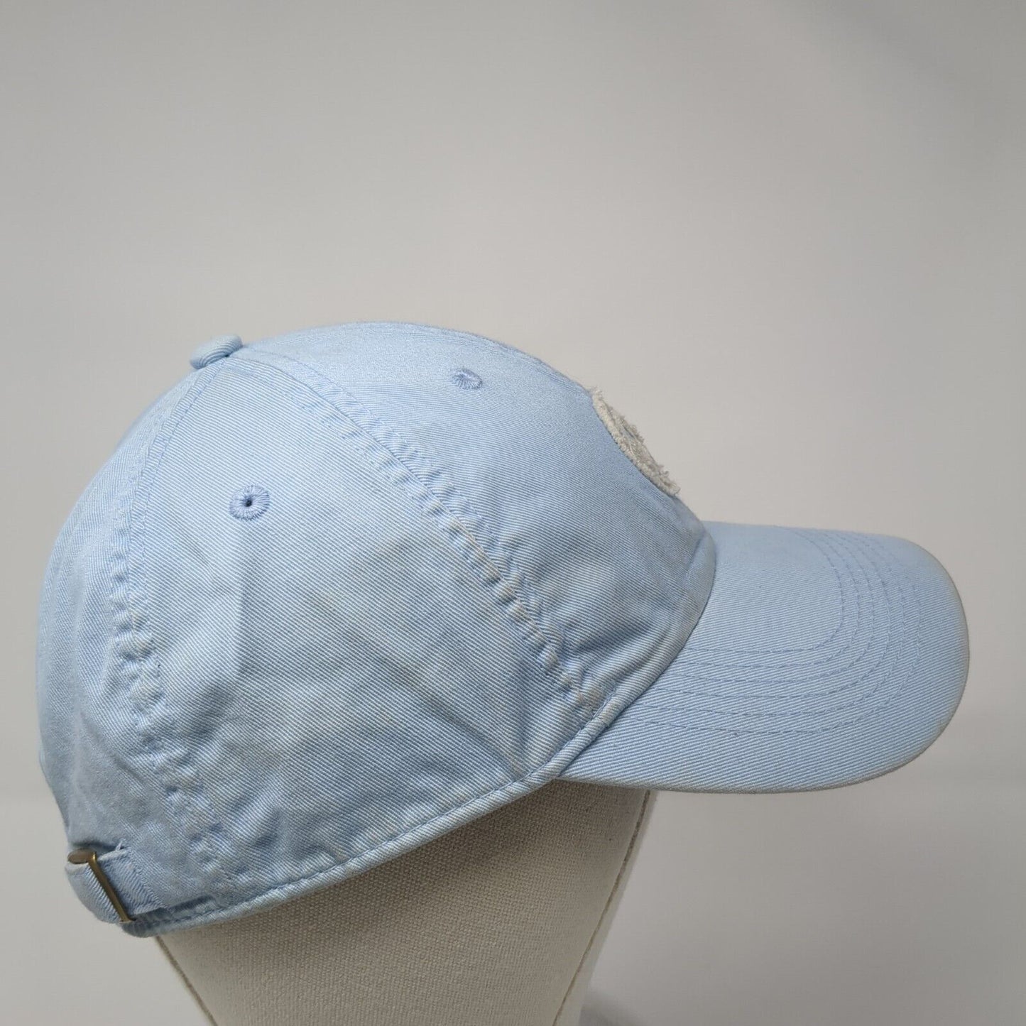 Peace Symbol Slideback Hat Blue One Size Adjustable Solid Life Is Good