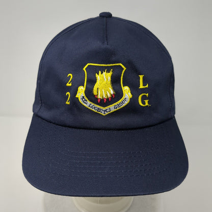 22 Logistics Group Snapback Hat Blue OSFA Solid Embroidered Sportsman