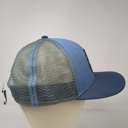Patagonia Trucker Hat Blue One Size Climbing Bird Patch Mesh Back Snapback