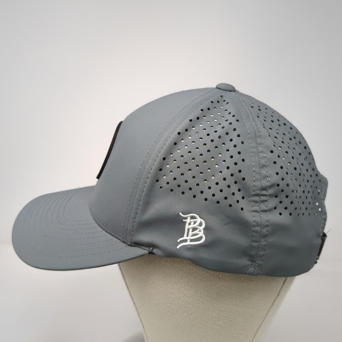 Branded Bills Baseball Cap Gray One Size Perforated 110 Flexfit Strapback Hat
