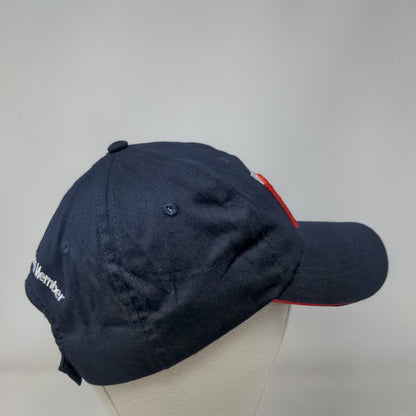 Behind The Fun Strapback Hat Blue OSFM Embroidered Adjustable Carnival