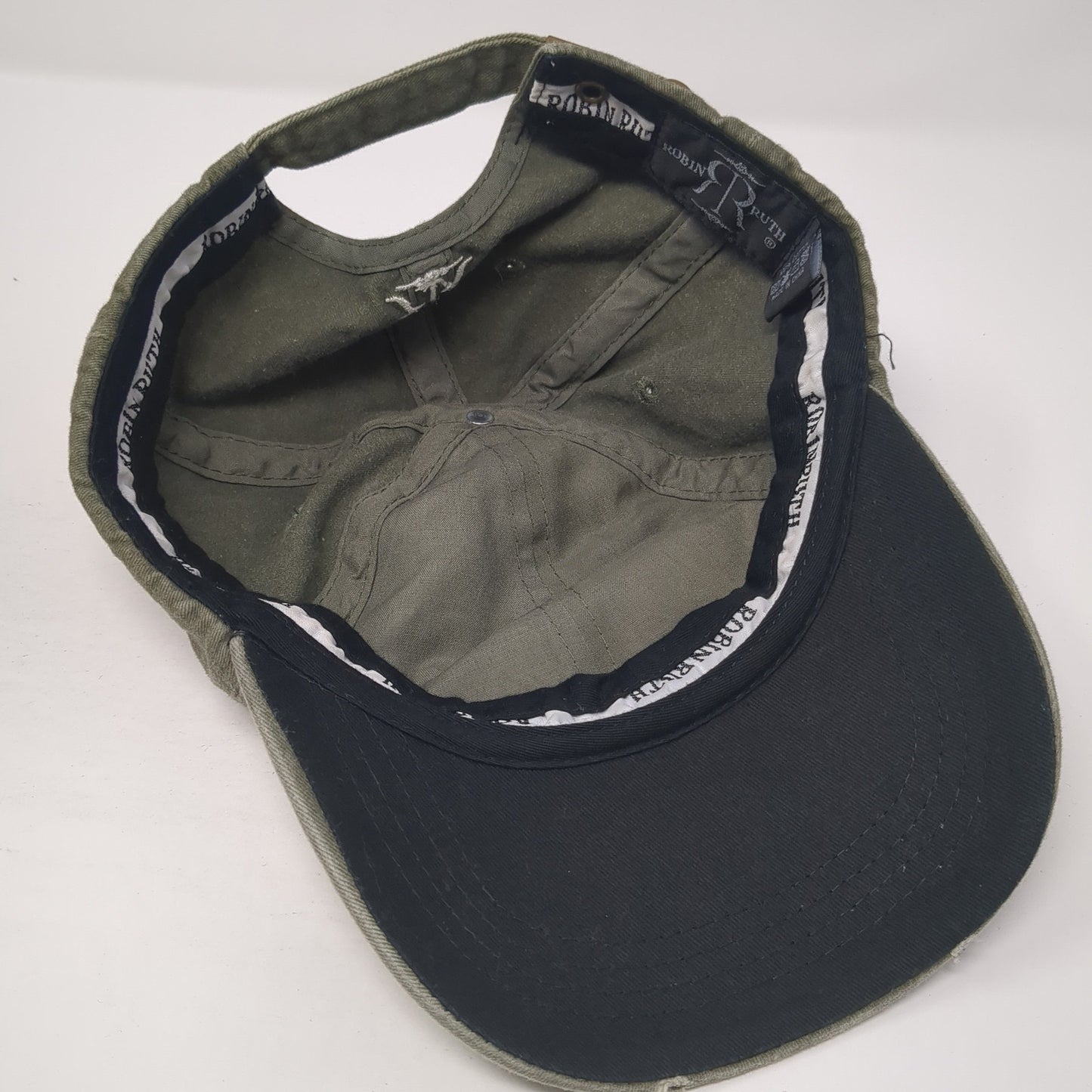 Paris Original Baseball Cap Green One Size Adjustable Distressed Robin Ruth