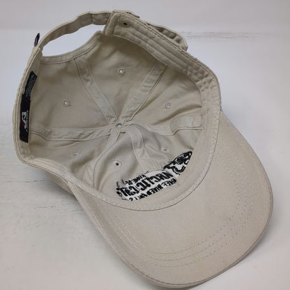 J. America Arctic Cat Thief River Falls Beige Baseball Cap One Size Hat Cotton