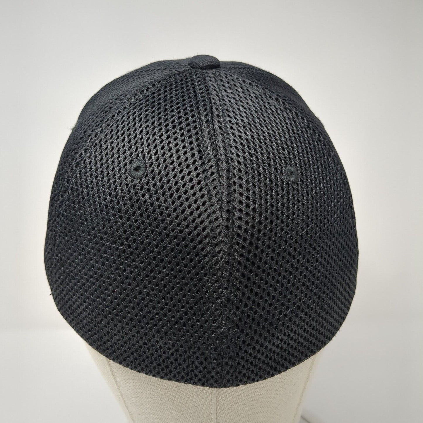 Blasi Construction Fitted Mesh Back Hat Black L-XL Flexfit Yupoong