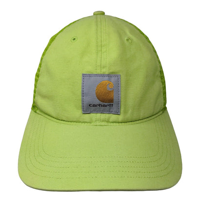 Carhartt Mesh Back Snapback Trucker Hat Green Size OS 100% Cotton Patch Logo