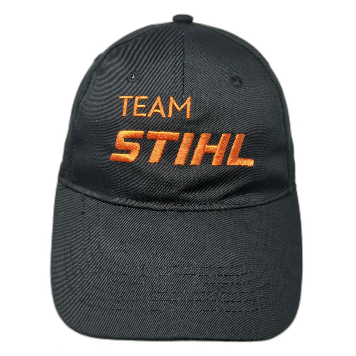 Stihl Outfitters Snapback Black Orange One Size Team Stihl Embroidered Hat