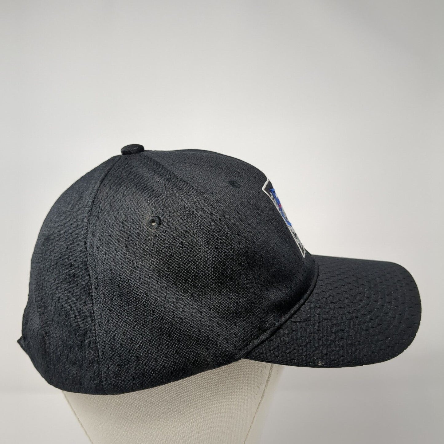 Idaho Strapback Hat Black One Size Adjustable Embroidered Port Authority