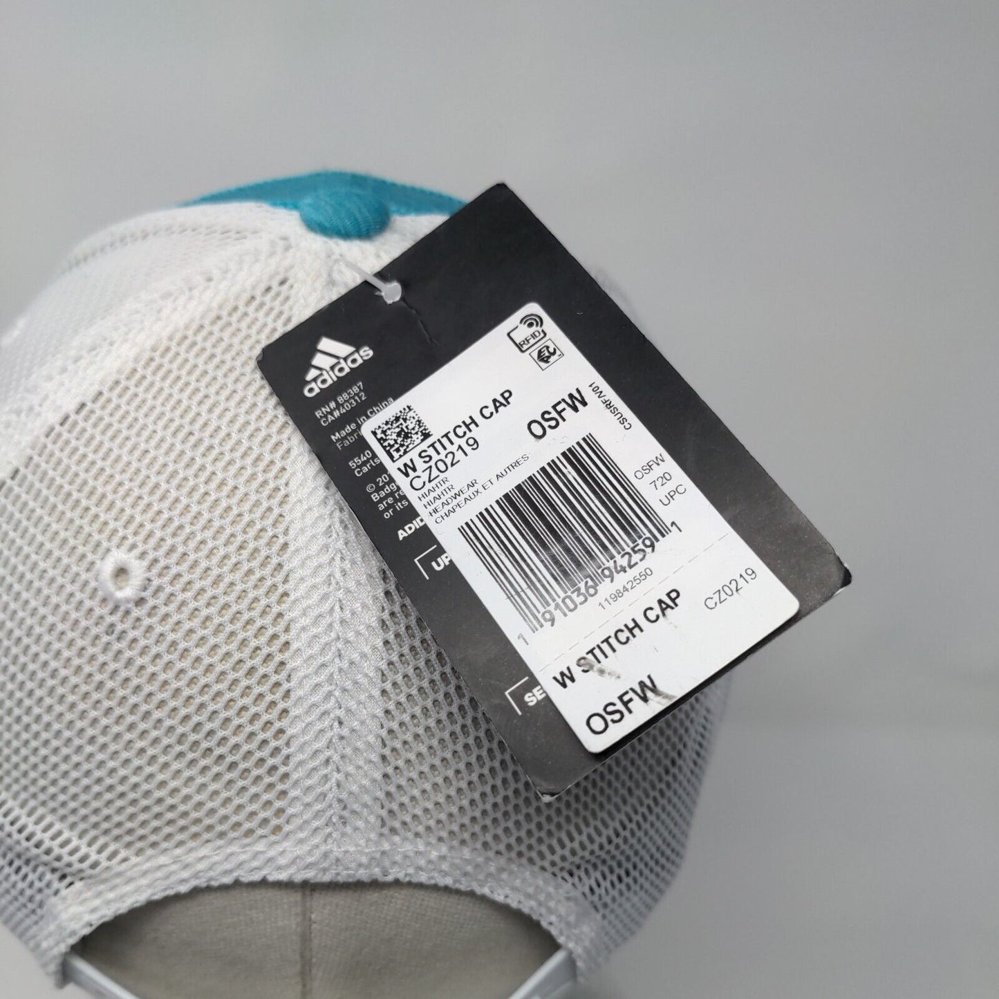Adidas Women's Snapback Trucker Golf Hat Blue OSFW Adjustable Mesh Back W/Tags