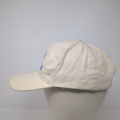 International Slideback Baseball Cap Beige OS Adjustable Lightweight 6 Panel