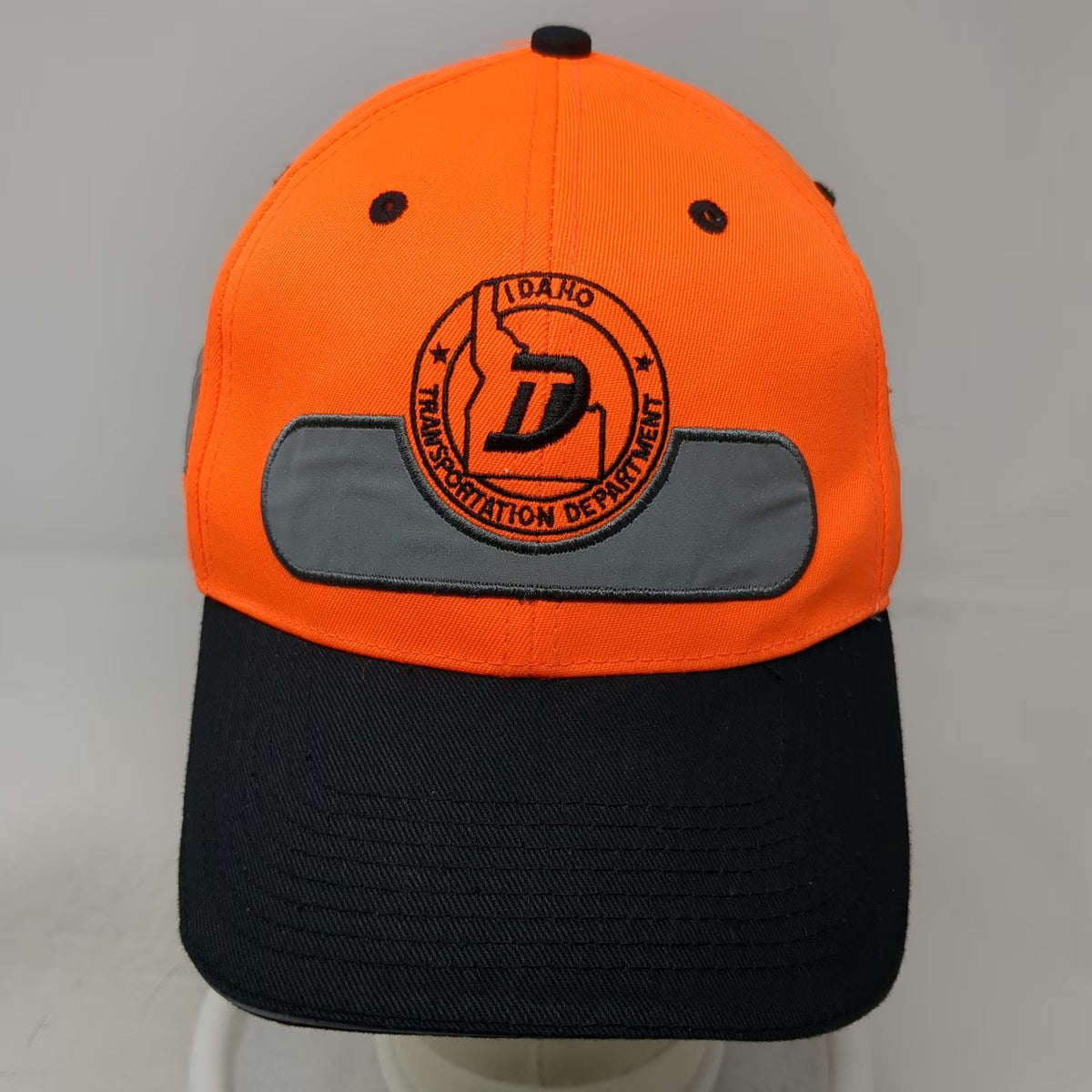 Mountaintop Marketing Baseball Cap Orange One Size Idaho Transportation Hat
