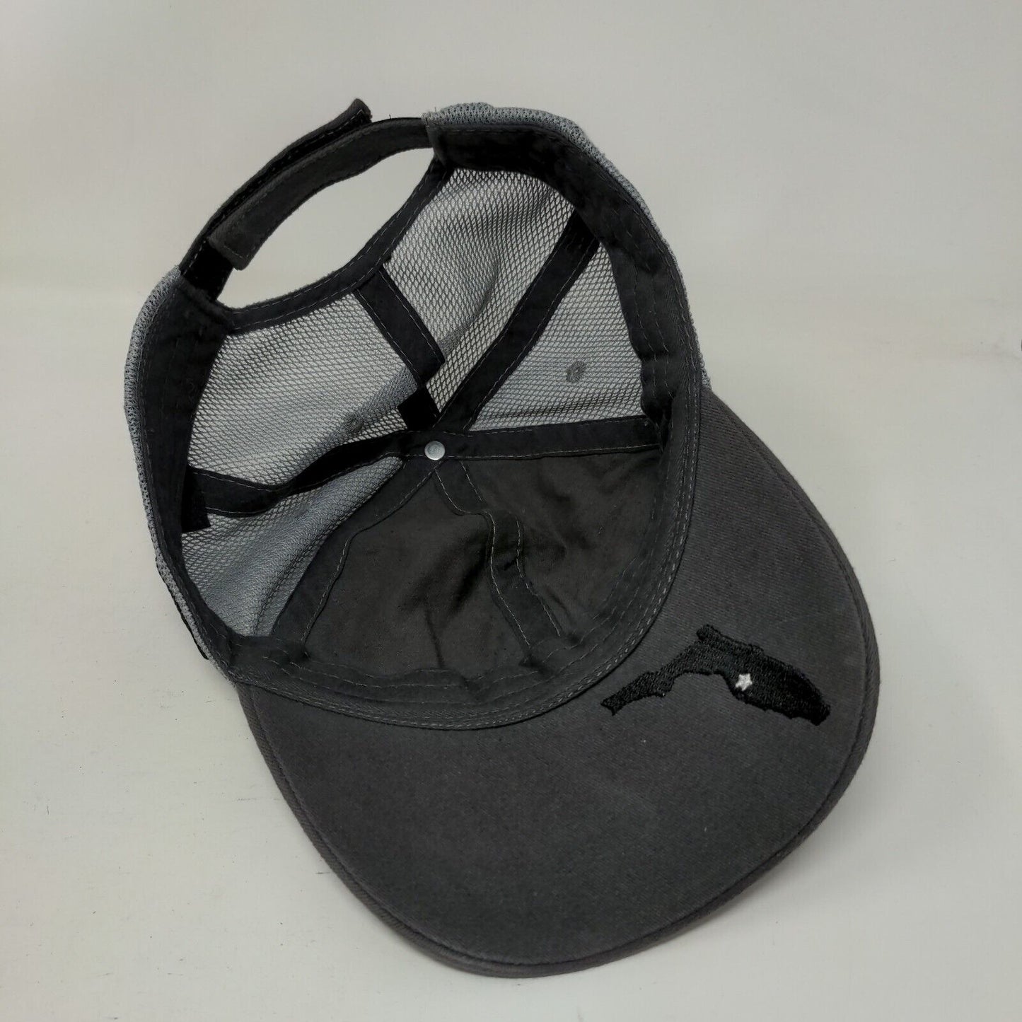 Chevrolet Stingray Strapback Mesh Back Trucker Hat Gray One Size 6 Panel