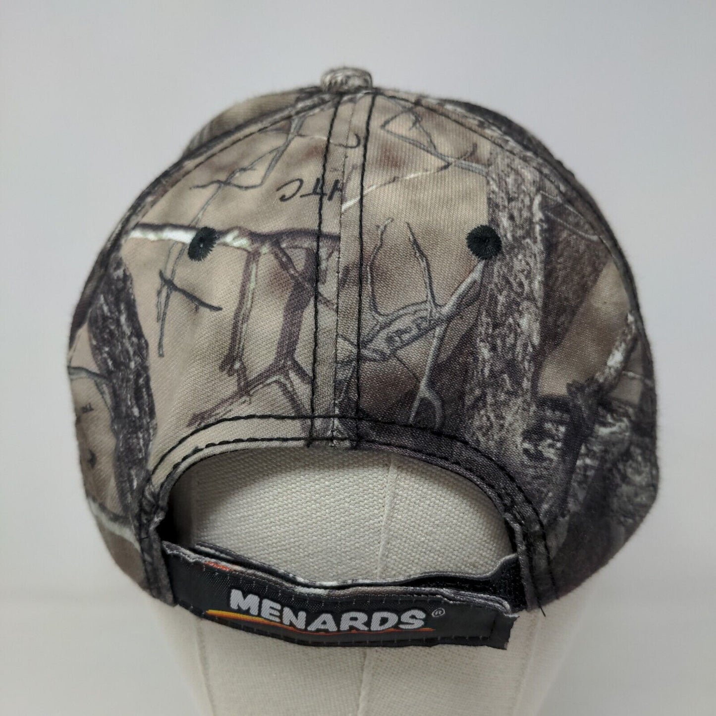 Menard's Men's Strapback Hat Camo Adjustable Embroidered Logo 100% Polyester #27