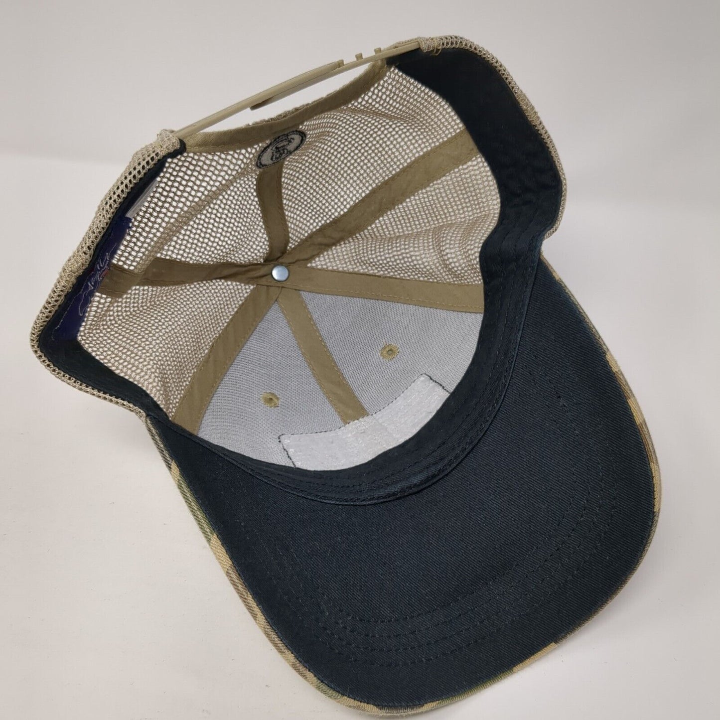 Garth Brooks Stadium Tour Snapback Trucker Hat Camo One Size Mesh Back