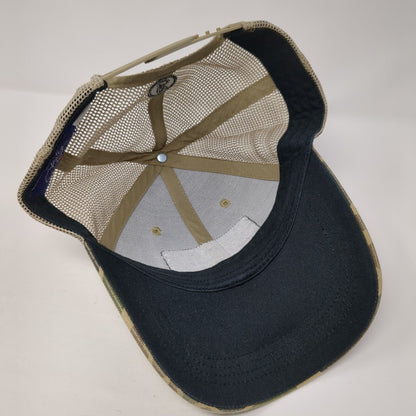 Garth Brooks Stadium Tour Snapback Trucker Hat Camo One Size Mesh Back