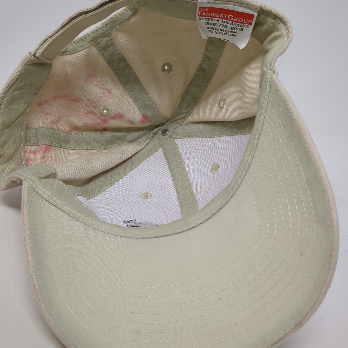 Farwest Group Baseball Cap Beige One Size Water Waste Equipment Company 3 CO Hat