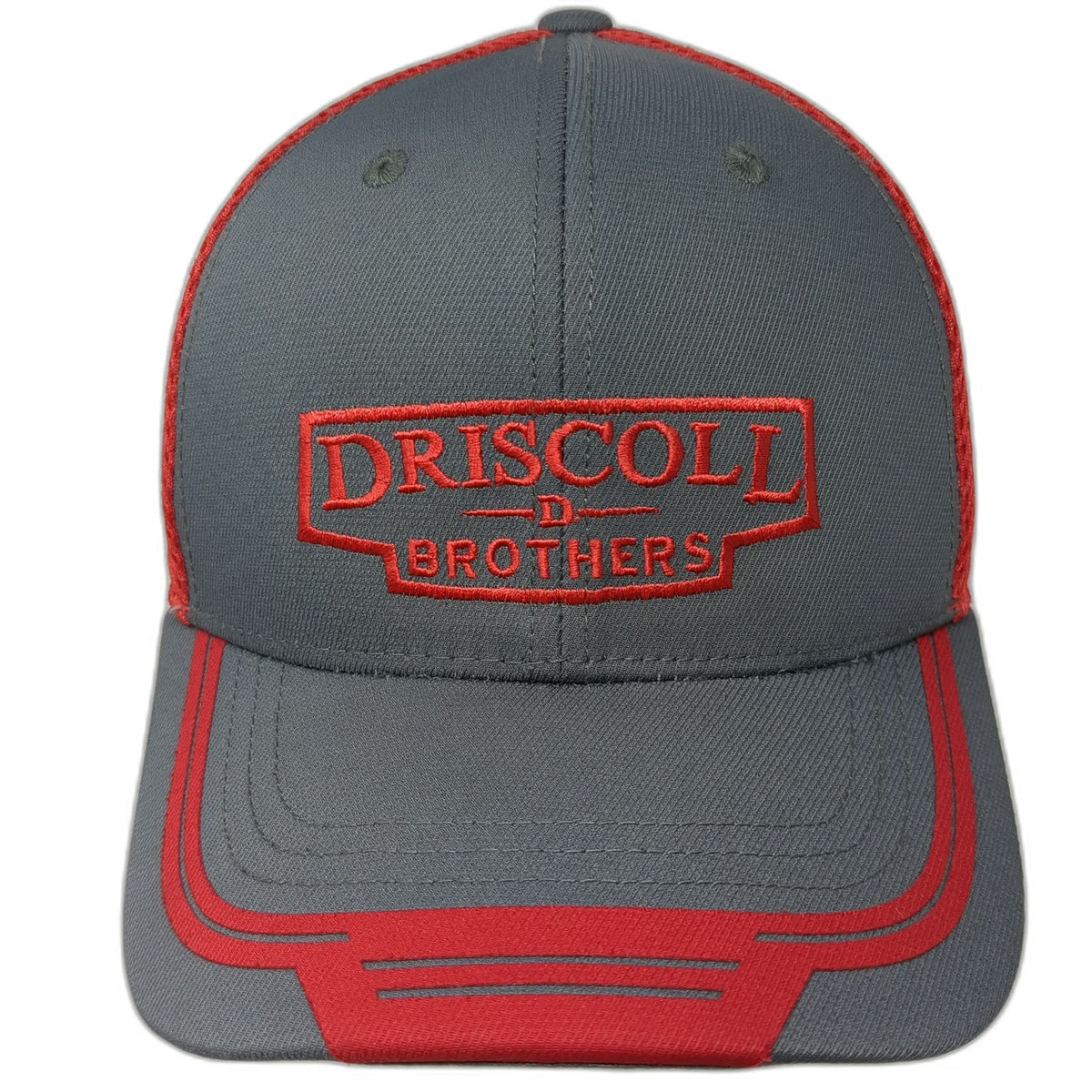 Pacific Headwear Baseball Cap Gray Red One Size Mesh Potato Mascot US Flag Hat
