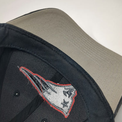 New England Patriots NFL Team Apparel Cap Gray Red Black OS Embroidered Logo Hat