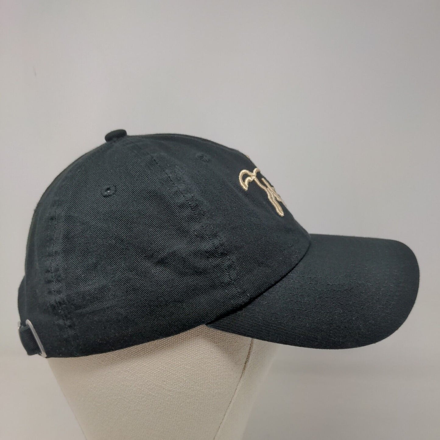 Fahrenheit Womens Slideback Hat Black Adjustable Embroidered Kentucky Horse Logo