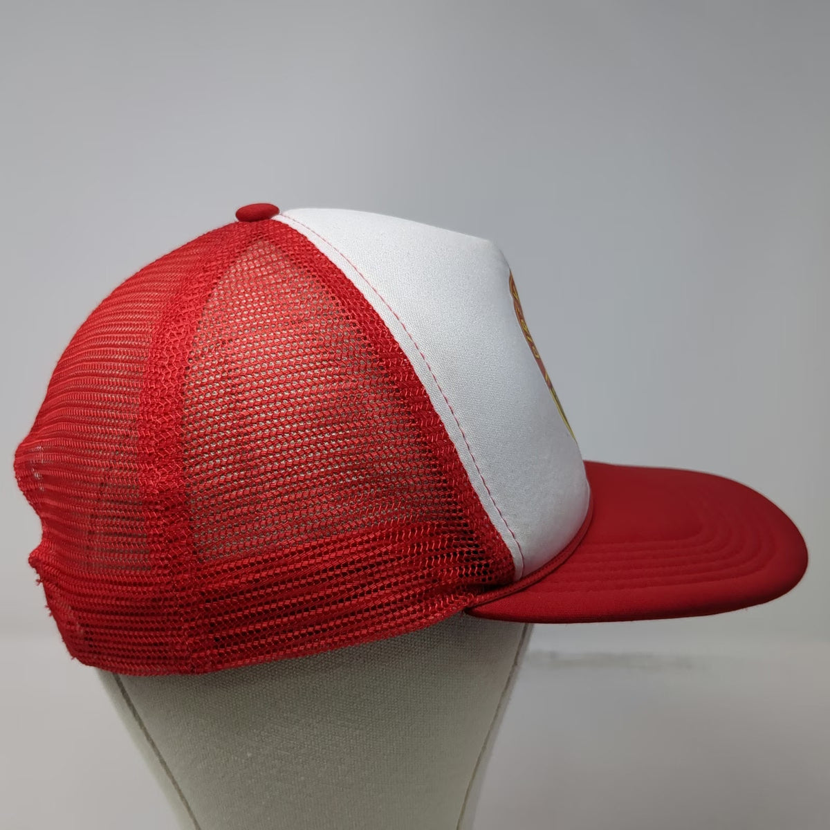 Hit Dirty Monkey Banana Peanut Butter Whiskey Trucker Hat Red One Size Snapback