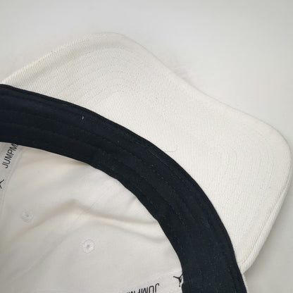 Jordan Baseball Cap White One Size Tonal Jumpman Logo Slideback Adjustable Hat