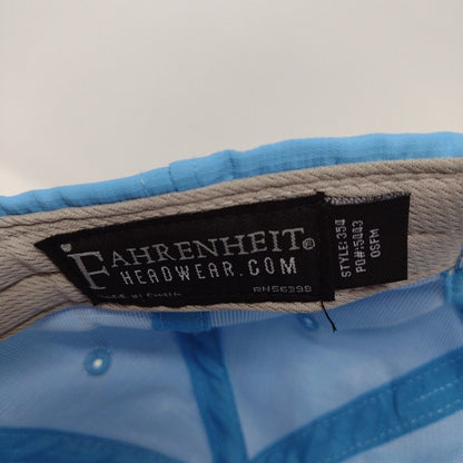 Fahrenheit Sport Strapback Hat Blue OSFM Adjustable Embroidered Polyester