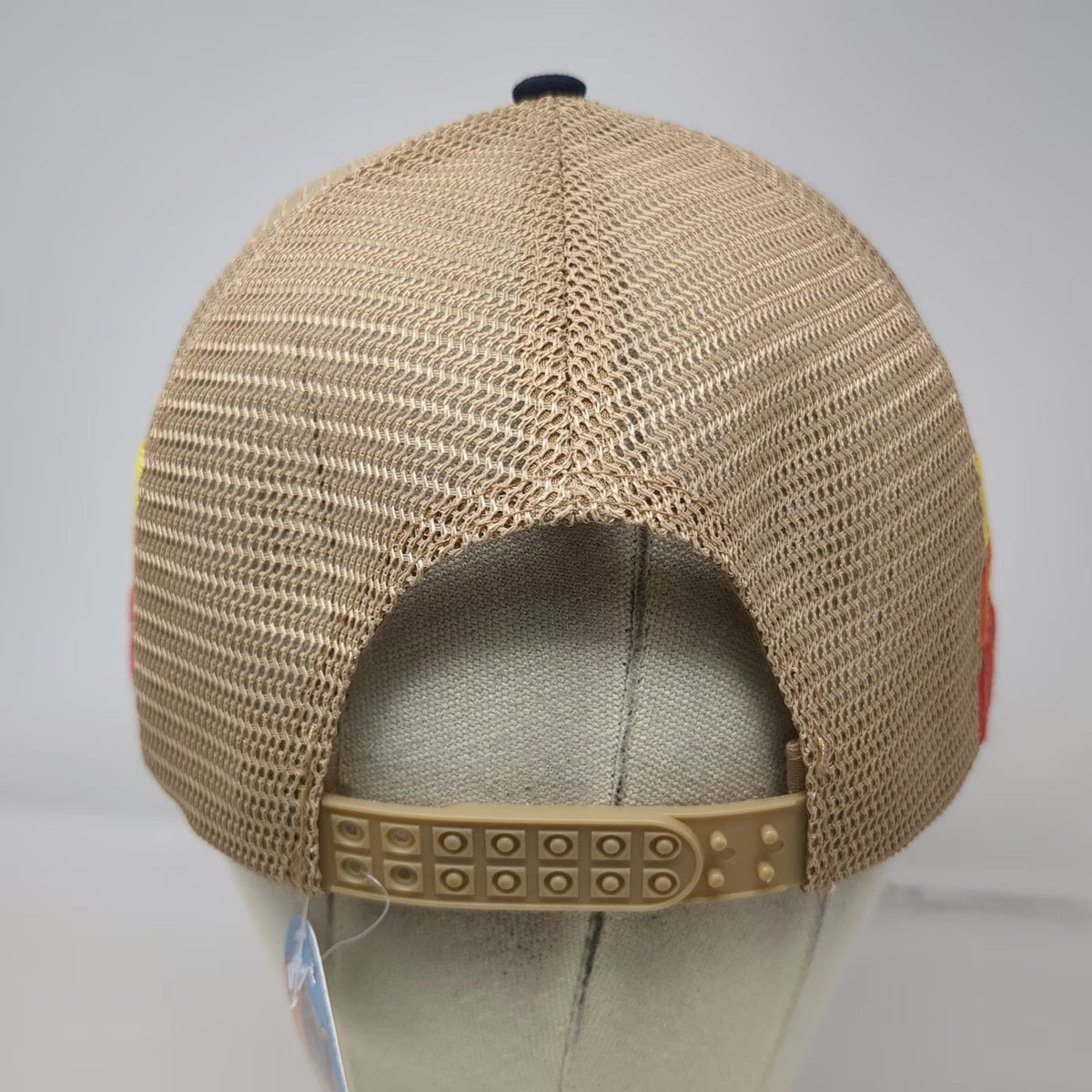Salty Bear Trucker Hat Blue One Size Hike Idaho Mesh Snapback Rope Side Stripes